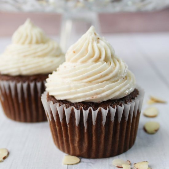 Chocolate Almond Cupcakes