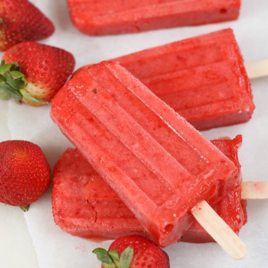 Strawberry Frozen Fruit Bars