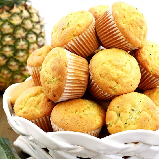 HAWAIIAN ZUCCHINI MUFFINS