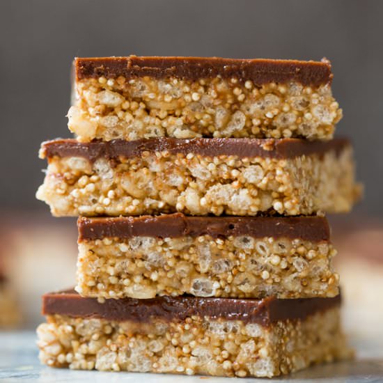 Quinoa Peanut Butter Scotcharoos