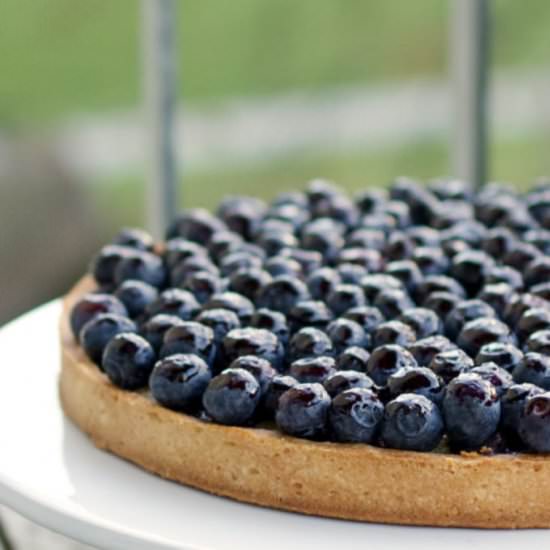 Blueberry tart