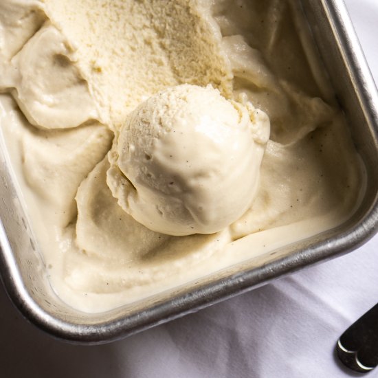 Keto French Vanilla Ice Cream