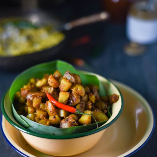 Spiced fried potato