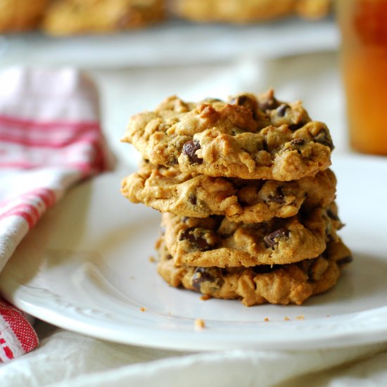 Peanut Butter-Chocolate Chip Cookie