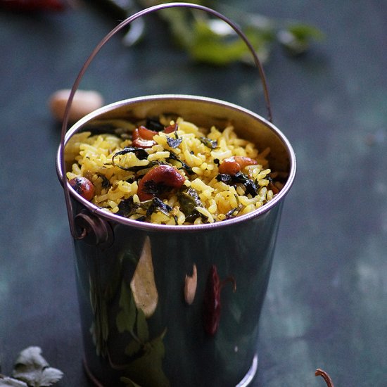 South Indian Coriander Lemon Rice