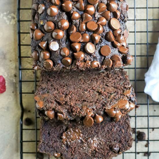 Paleo Chocolate Zucchini Bread