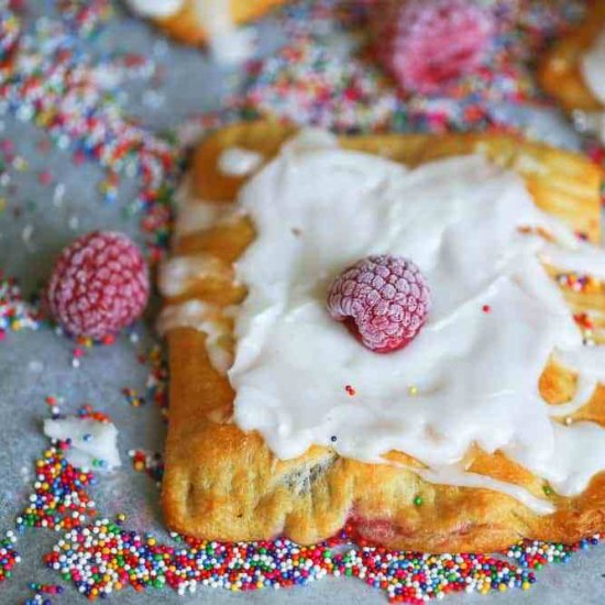 Delectable Raspberry Lemon Pastry