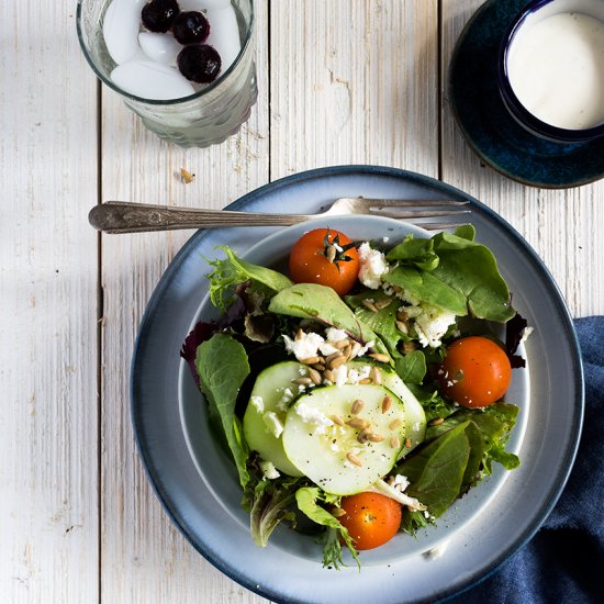 Sunflower Seed and Feta Side Salad