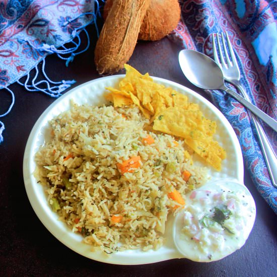 Veg Darshinibiryani