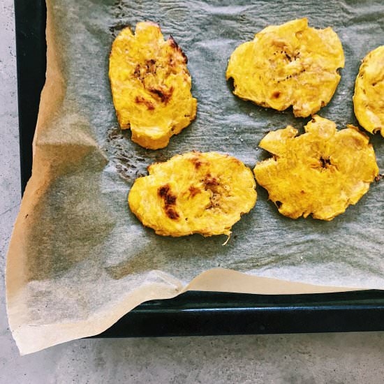 Not-Fried Fried Plantains