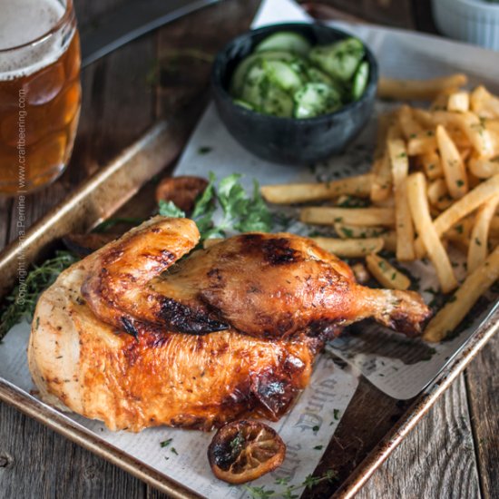 Beer Garden Roast Chicken