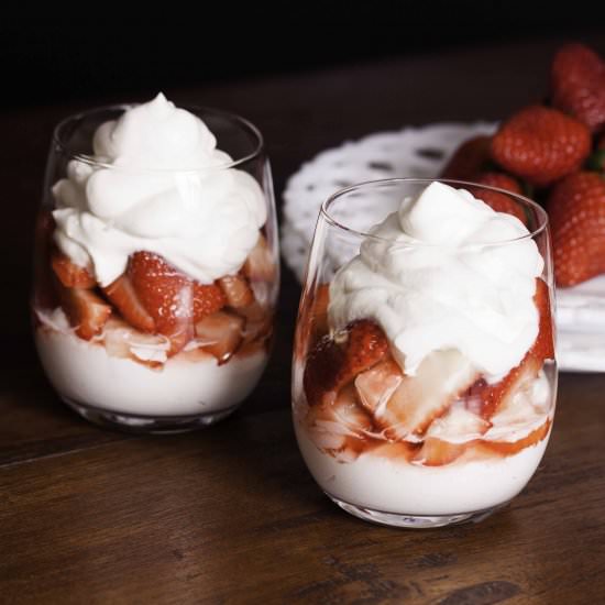 Strawberries Chantilly