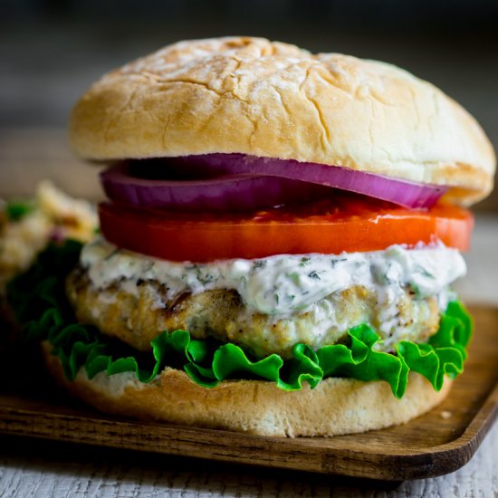 grilled za’atar chicken burgers