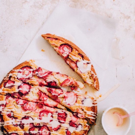 Strawberry Buttermilk Cake