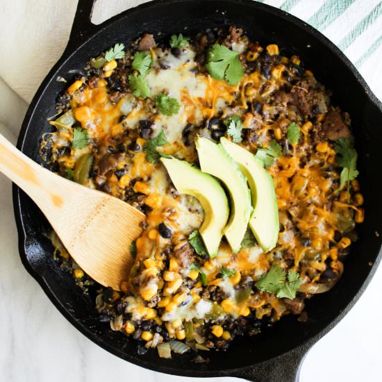 Turkey Taco Quinoa Skillet