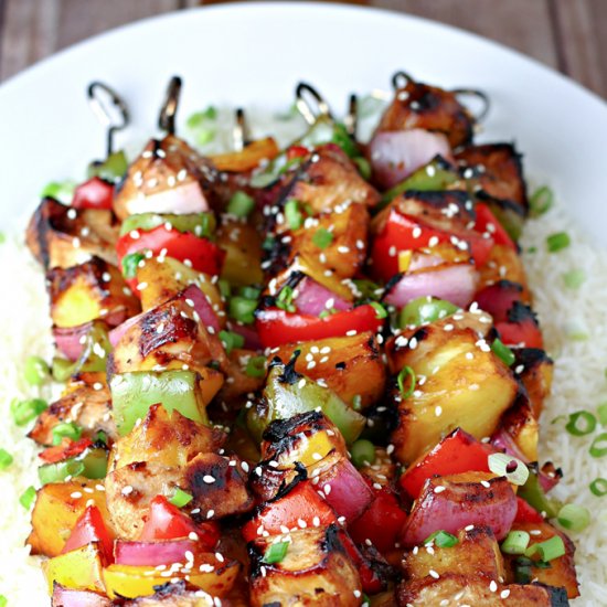 Grilled Sesame Chicken Kabobs