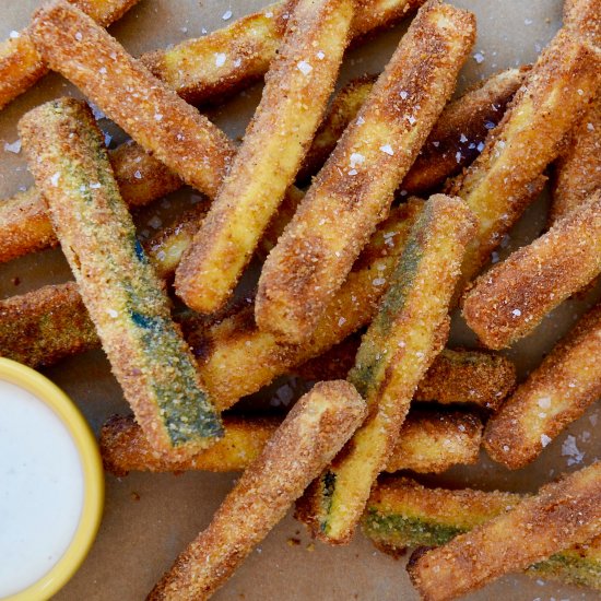 Crispy Baked Zucchini Fries