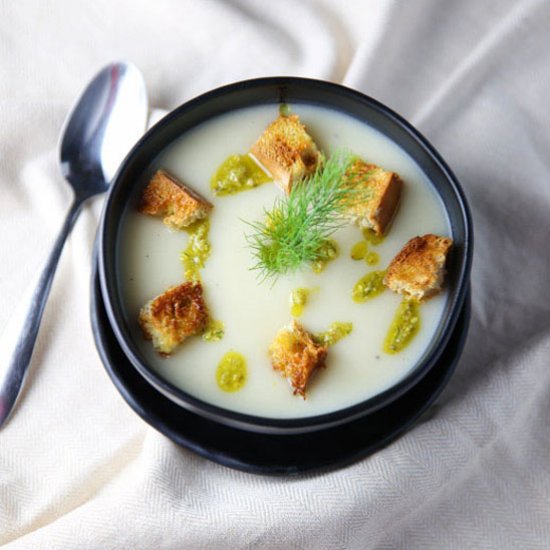 Velvety Potato Cauliflower Soup