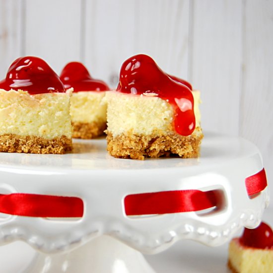 Cherry Cheesecake Bites