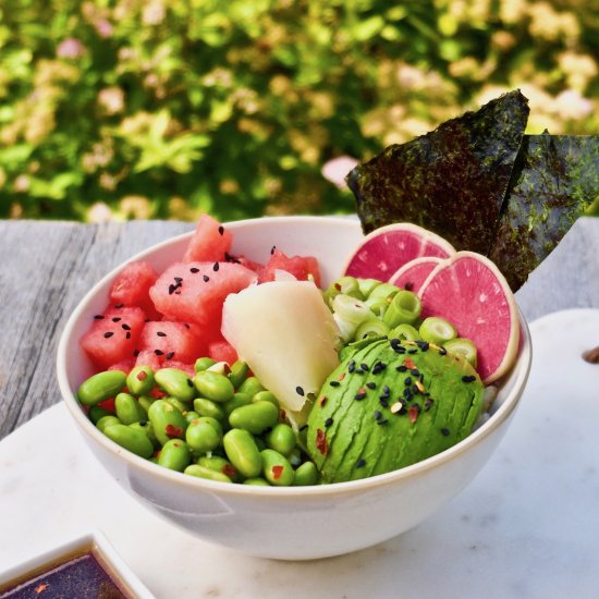 Watermelon Poke Bowl