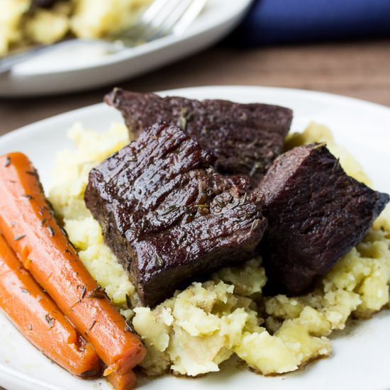 Red Wine Braised Short Ribs