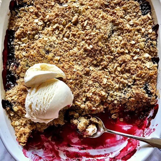 Fresh Blackberry Crisp