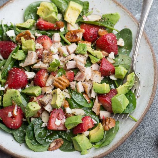 Strawberry Spinach Salad