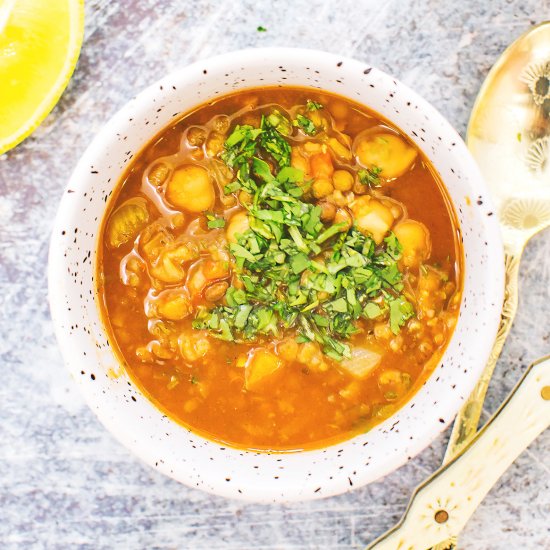 Harira (Moroccan Chickpea Soup)