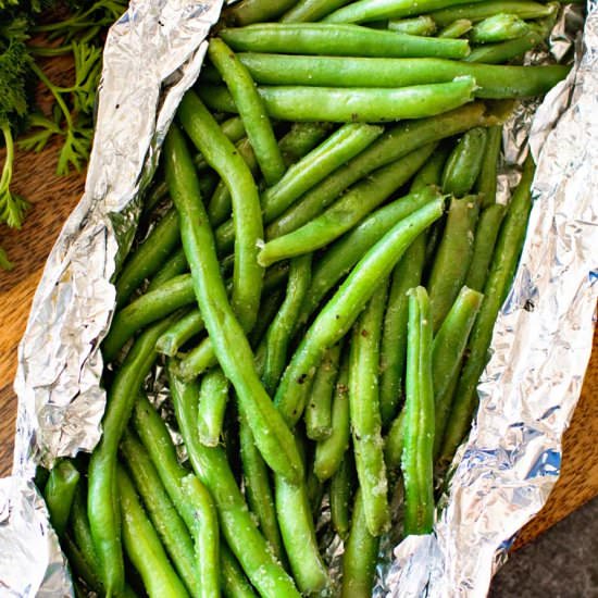 Grilled Green Beans