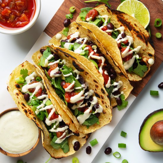 Black Bean Breakfast Tacos