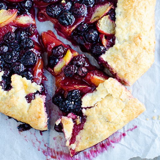 Blueberry Peach Galette