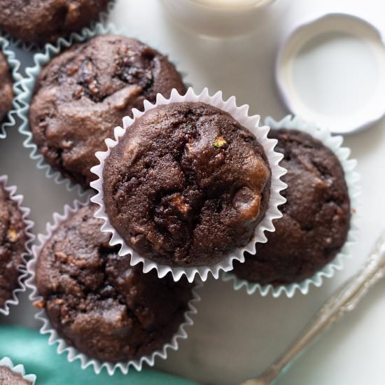 Chocolate Zucchini Muffin