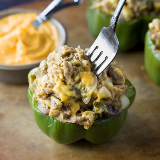 Philly Cheesesteak Stuffed Peppers