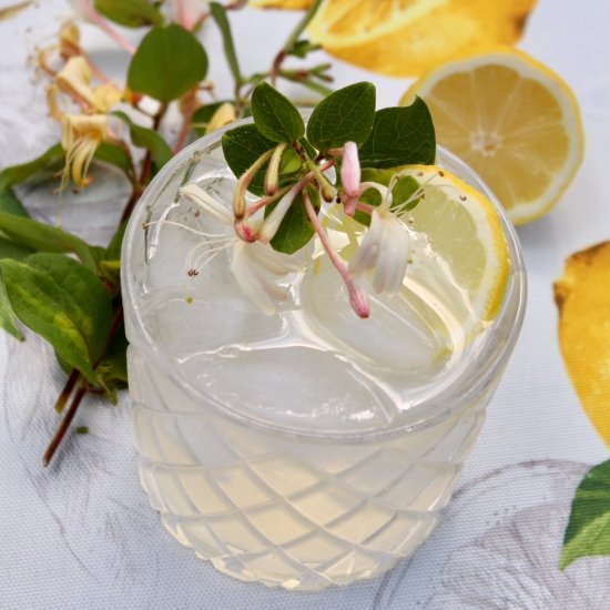 Lemon Honeysuckle Cocktail