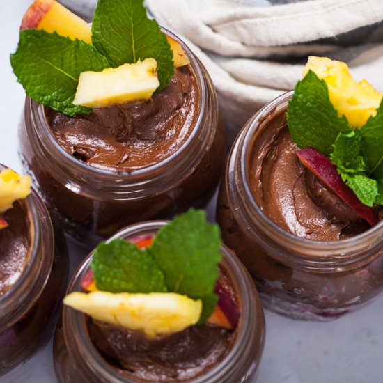 Cocoa-Peanut Butter Avocado Mousse