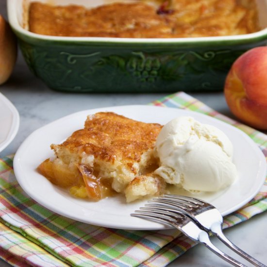 Easy Peach Cobbler