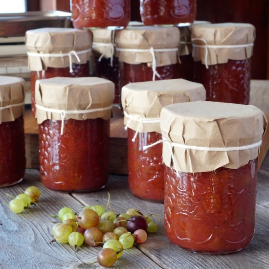 HOMEMADE GOOSEBERRY JAM