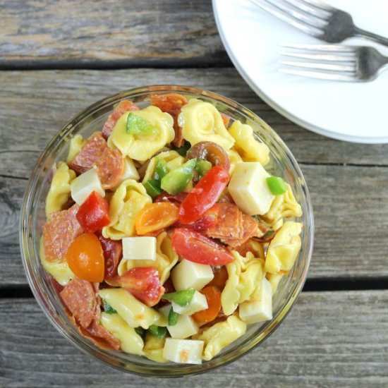 Cheese Tortellini Pasta Salad