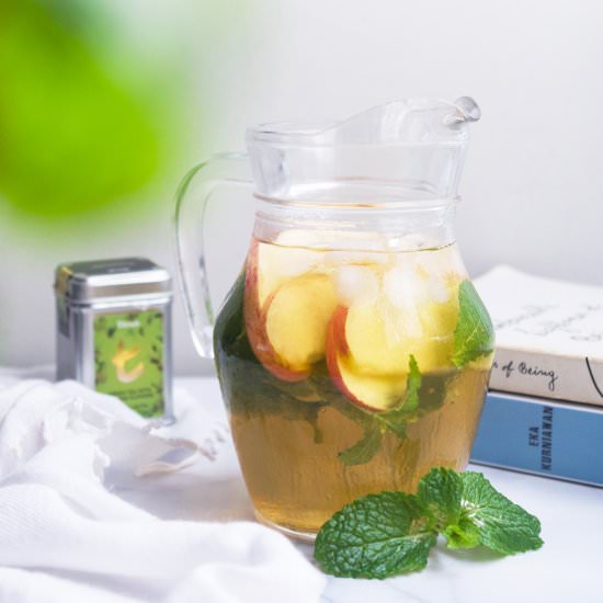 Apple and Mint Iced Green Tea