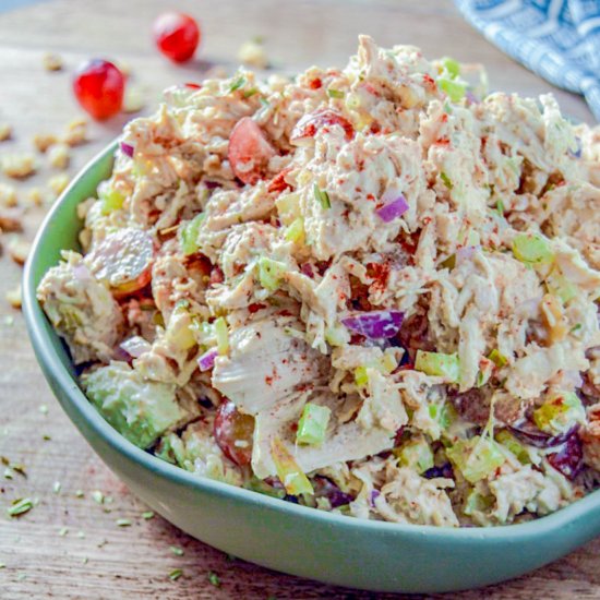 Chicken Walnut and Grape Salad