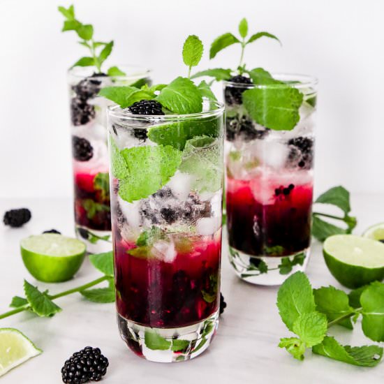 Virgin Blackberry Mojito