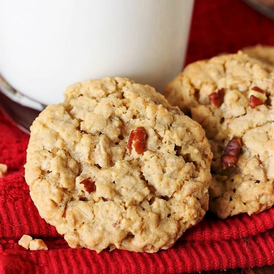 Toffee Oatmeal Cookies