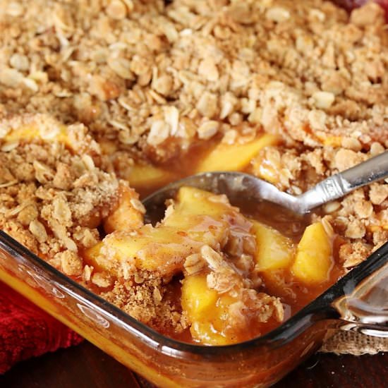 Fresh Peach Crisp