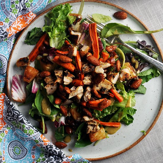 Grilled Chicken Salad with Tahini