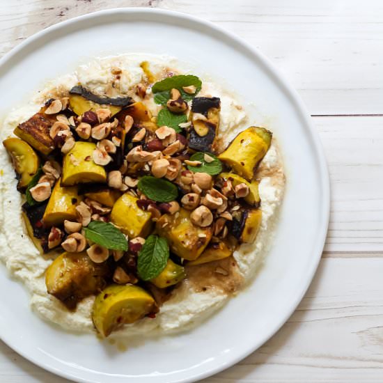 Summer Squash with Lemon Ricotta