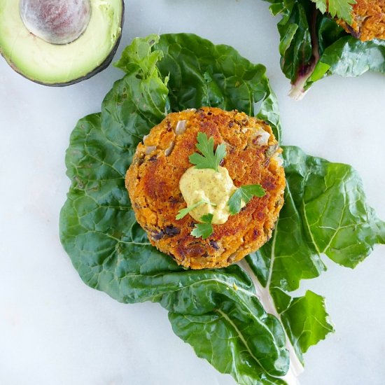 Sweet Potato Black Bean Patties