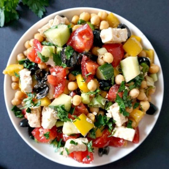 Mediterranean Chickpea Salad