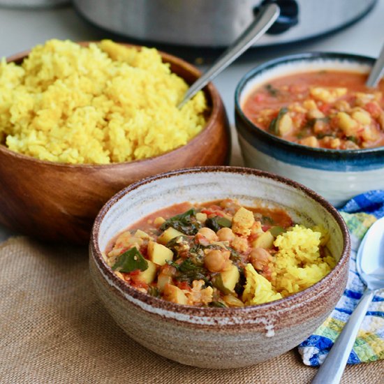 Slowcooker Chickpea Curry