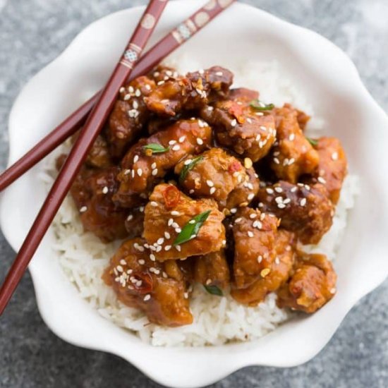 Slow Cooker Sriracha Chili Chicken