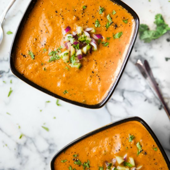 Easy Summer Gazpacho